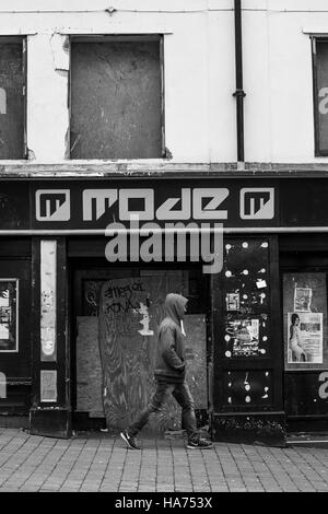 Empty bars near Bradford City Centre, West Yorkshire, England Stock Photo