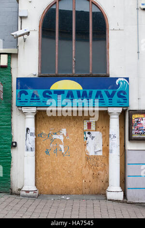 Empty bars near Bradford City Centre, West Yorkshire, England Stock Photo