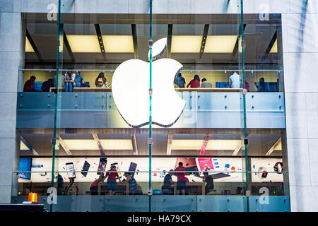 The flagship Apple Store in Sydney, Australia Stock Photo