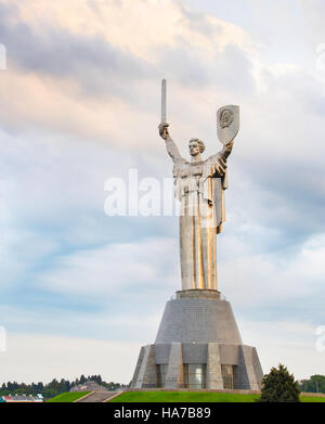 Mother Motherland statue devoted the Great Patriotic War. Kiev, Ukraine. Stock Photo