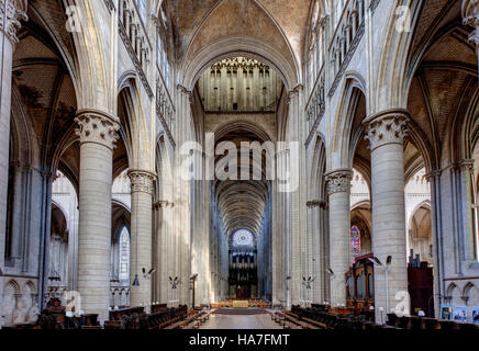 Rouen (northern France): Notre-Dame de Rouen cathedral Stock Photo