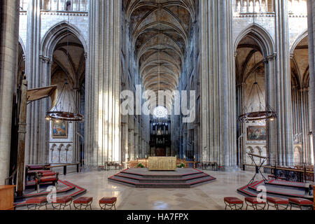 Rouen (northern France): Notre-Dame de Rouen cathedral Stock Photo