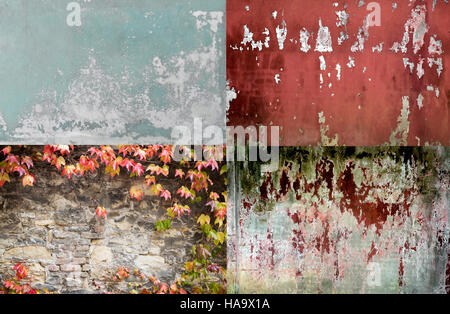 Grunge Concrete Wall Texture Pattern use for background Stock Photo