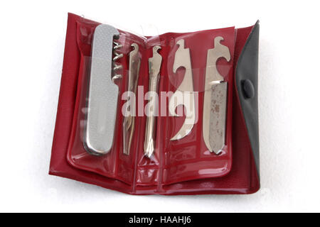 Swiss Army Knife Set Stock Photo