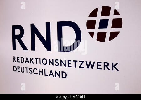 das Logo der Marke 'RND Redaktionsnetzwerk Deutschland', Berlin. Stock Photo