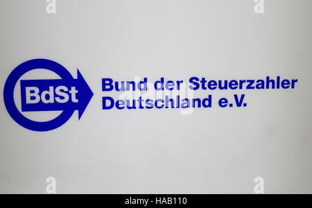 das Logo der Marke 'Bdst Bund der Steuerzahler Deutschlands', Berlin. Stock Photo