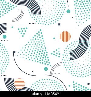 Vector seamless pattern. Universal repeating geometric abstract Stock Vector