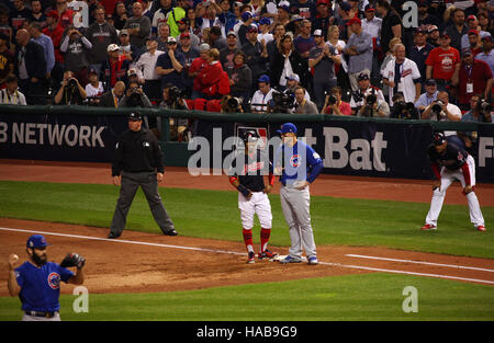 Chicago Cubs' Anthony Rizzo talks to Milwaukee Brewers' Christian Yelich  during the seventh inning of a baseball game Saturday, April 6, 2019, in  Milwaukee. (AP Photo/Aaron Gash Stock Photo - Alamy