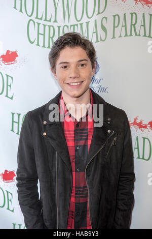 Hollywood, USA. 27th Nov, 2016. Anthony Turpel arrives at 85th Annual Hollywood Christmas Parade November 27th, 2016 in Holllywood, California. © The Photo Access/Alamy Live News Stock Photo