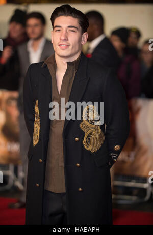 London, UK. 28th Nov, 2016. Hector Bellerin attends the World Premiere of 'I Am Bolt' at Odeon Leicester Square on November 28, 2016 in London, England. Credit:  Gary Mitchell/Alamy Live News Stock Photo