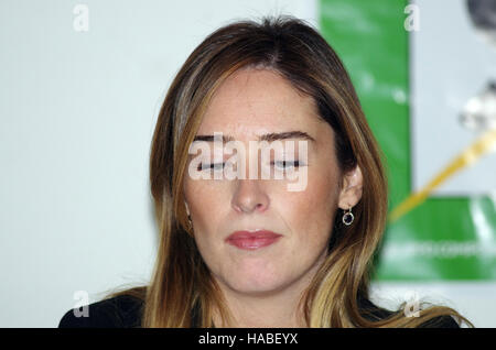 Sassari, Italy. 29th Nov 2016. Maria Elena Boschi, the Minister of constitutional reforms of Italy speak at political meeting about  the constitutional referendum of 4th Dec 2016 in Italy.   Credit:  alberto maisto / Alamy Live News Stock Photo