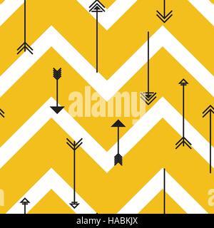 Tribal arrows seamless pattern Stock Vector