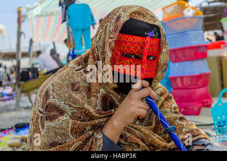 Bandari woman, Iran Stock Photo