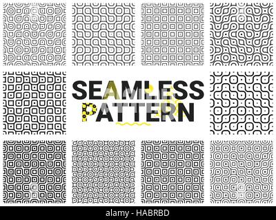 geometric seamless patterns Stock Vector