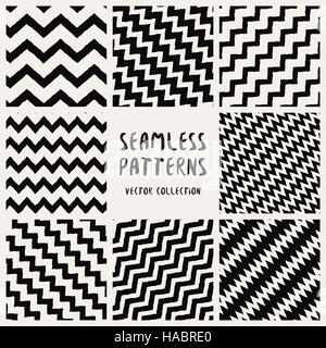 Set of seamless patterns Stock Vector