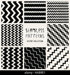 Set of seamless patterns Stock Vector