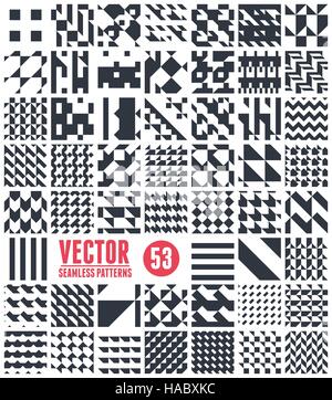 Patterns set Stock Vector