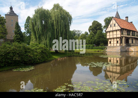 Deutschland, Nordrhein-Westfalen, Steinfurt, Torhaus des Schlosses Burgsteinfurt Stock Photo