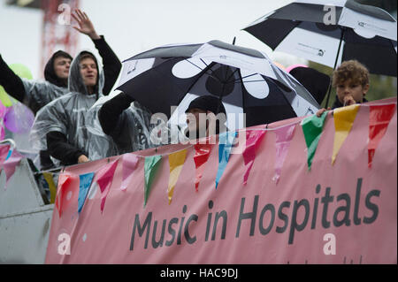The Lord Mayors Show 2016 in the City of London, the worlds largest unrehearsed procession celebrating his first day in office. Stock Photo