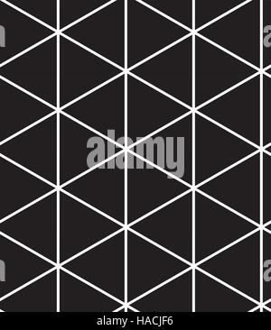 Vector seamless pattern. Modern linear geometric texture Stock Vector