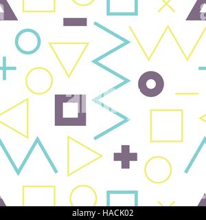 Universal vector lineal geometric seamless pattern in minimalist Stock Vector