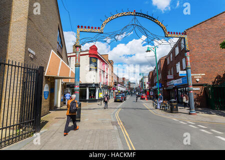 Brick Lane in Tower Hamlets, London, UK Stock Photo