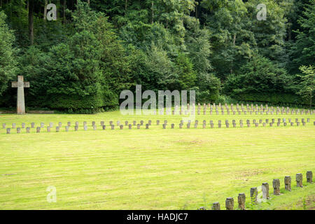 Deutschland, Nordrhein-Westfalen, Büren, Soldatenfriedhof Böddeken Stock Photo