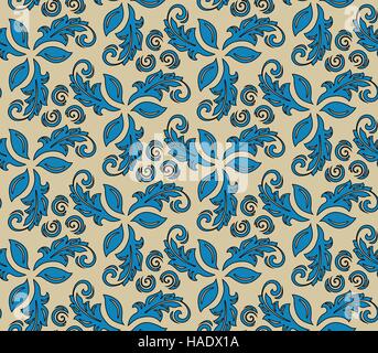 Floral Fine Seamless Vector Pattern Stock Vector