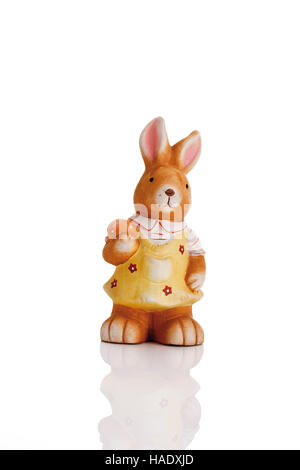 Easter bunny from the front Stock Photo