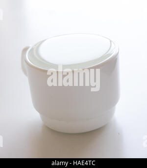 The raw water cup isolated. Stock Photo