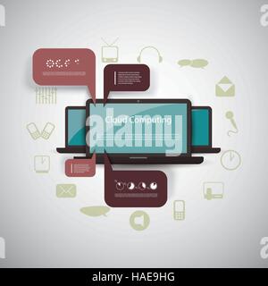 Cloud Computing Concept Stock Vector