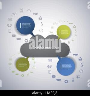 Cloud Computing Concept Stock Vector