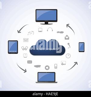 Cloud Computing Concept Stock Vector