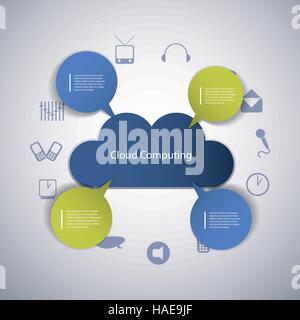Cloud Computing Concept Stock Vector