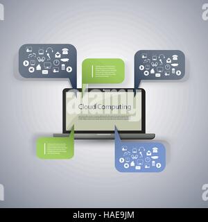 Cloud Computing Concept Stock Vector