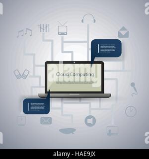 Cloud Computing Concept Stock Vector
