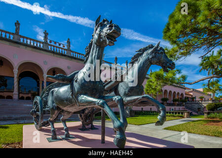 The John and Mable Ringling Museum of Art in Sarasota Florida Stock Photo