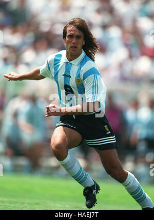 GABRIEL BATISTUTA ARGENTINA & FIORENTINA FC 12 July 1994 Stock Photo