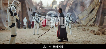 ROGUE ONE: A STAR WARS STORY 2016 Lucasfilm production with Donnie Yen Stock Photo