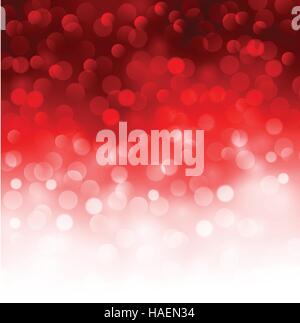 Christmas abstract red background with bokeh light Stock Vector Image ...