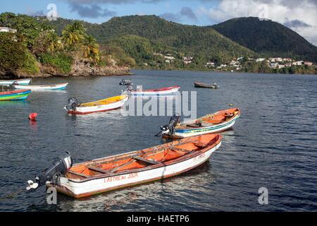 ILLUSTRATION OF MARTINIQUE, FRENCH ANTILLES, FRANCE Stock Photo