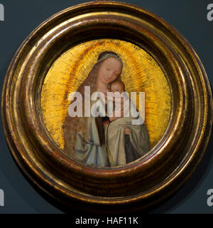 The Holy Virgin with the Child Jesus, by Quentin Matsys, circa 1500,  Rockoxhuis, Antwerp, Belgium, Europe Stock Photo