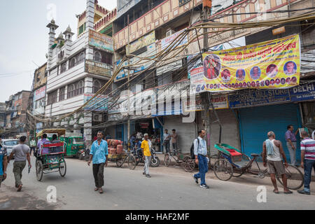 Street scene in Old Delhi, India Stock Photo