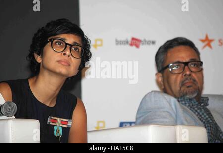 Bollywood filmmaker Kiran Rao press conference MAMI Jio MAMI 18th Mumbai Film Festival Mumbai Stock Photo