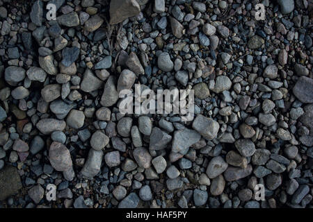 Surface covered many small stones Stock Photo