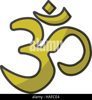 If hinduism symbol Stock Vector
