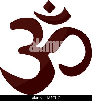 If hinduism symbol Stock Vector