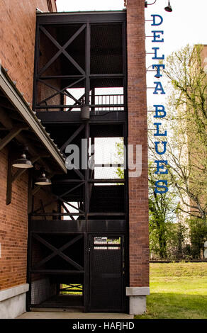 Delta Blues Museum in Clarksdale, Mississippi Stock Photo