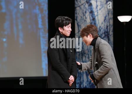 Seoul, Korea. 30th Nov, 2016. Sung-hwan Jeong holds showcase for his first album in Seoul, Korea on 30th November, 2016.(China and Korea Rights Out) © TopPhoto/Alamy Live News Stock Photo