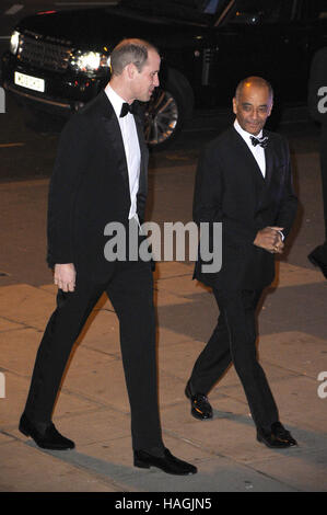 Prince William Attend Tusk Conservation Awards - ceremony & dinner at V&A Museum in London 01 December 2016 Credit:  Fabry/Alamy Live News Stock Photo